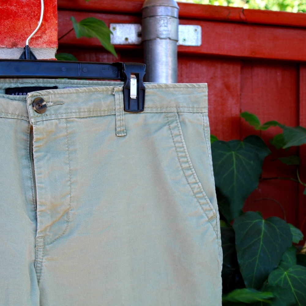 Aeropostale Foliage Green Chino 34/34